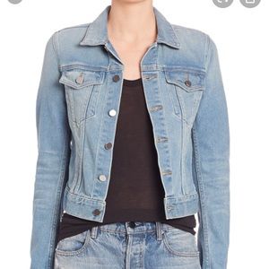 Alexander Wang Axle Cropped Denim Jacket